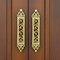 Designer Door Pull Handles Antique Gold Finish 11.7 Inches Pair of 2 Brass Door Knobs for Drawer, Shelf, Cabinet, Wardrobe, Almirah Housewarming Gift